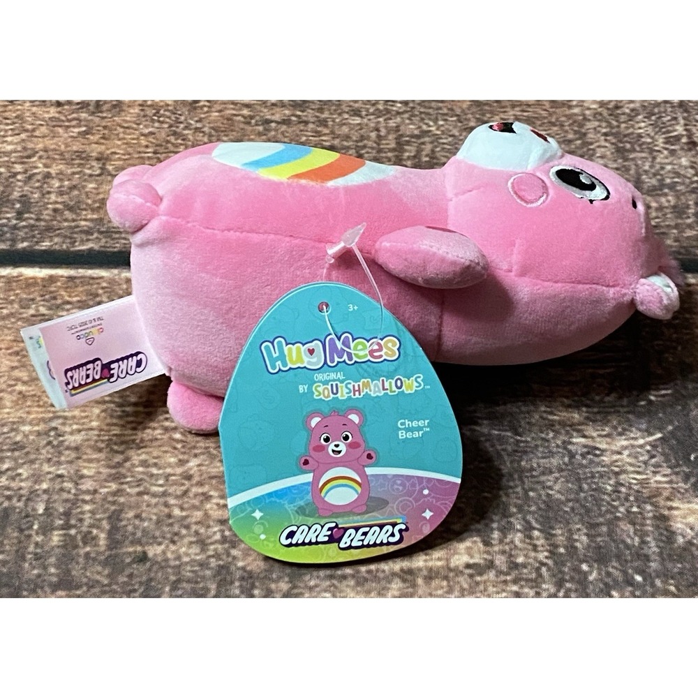 Squishmallows Hug Mees Care Bears "Cheer Bear" 6 inch Plush Toy New - Picture 13 of 16